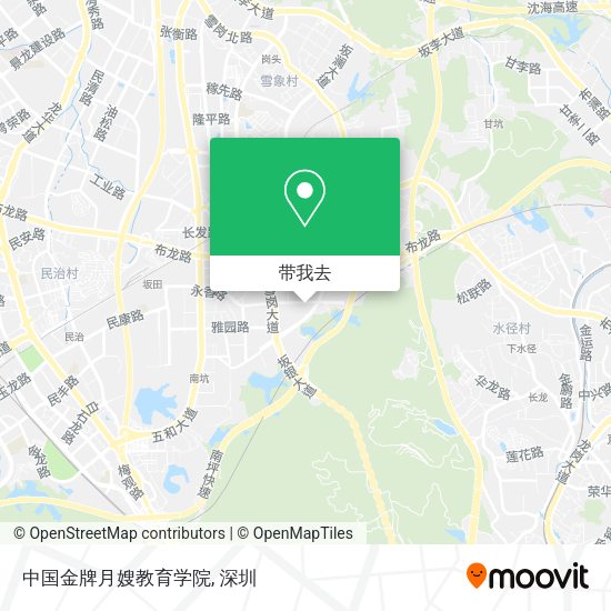 中国金牌月嫂教育学院地图