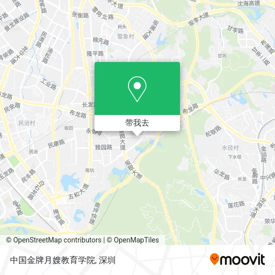 中国金牌月嫂教育学院地图