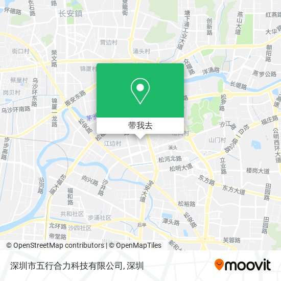 深圳市五行合力科技有限公司地图