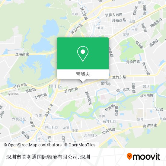 深圳市关务通国际物流有限公司地图