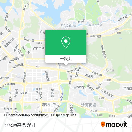 张记肉菜行地图