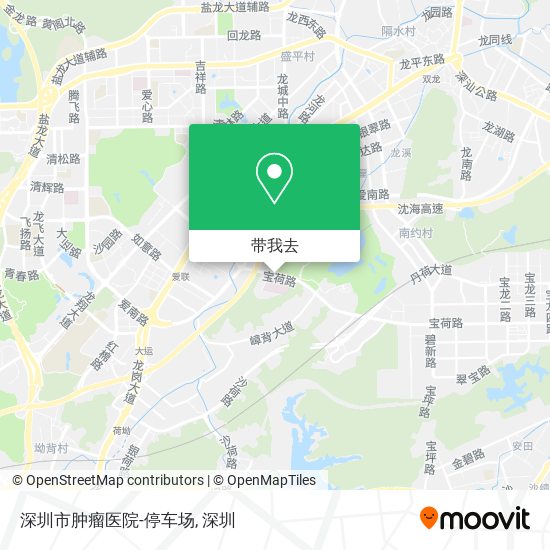 深圳市肿瘤医院-停车场地图