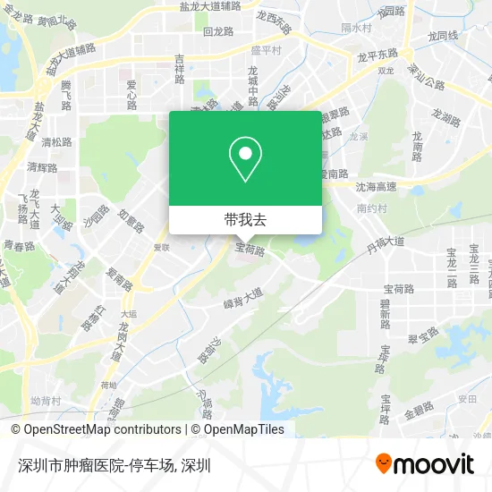 深圳市肿瘤医院-停车场地图