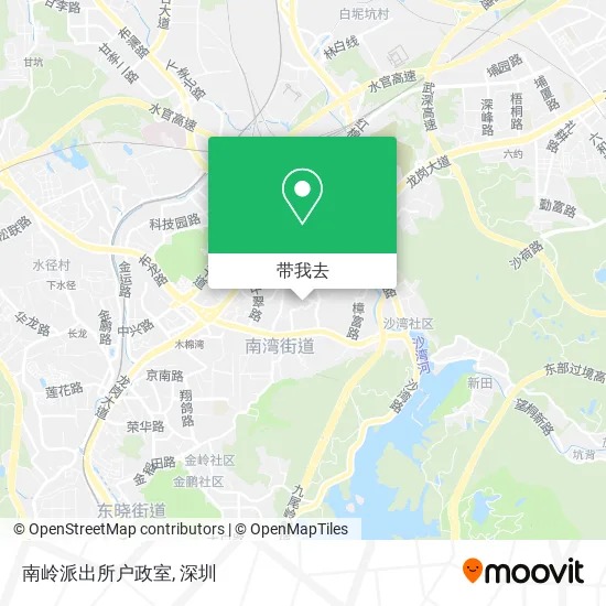 南岭派出所户政室地图