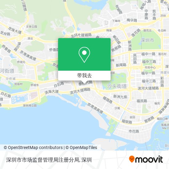 深圳市市场监督管理局注册分局地图