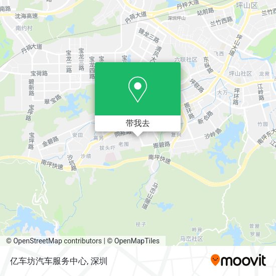 亿车坊汽车服务中心地图