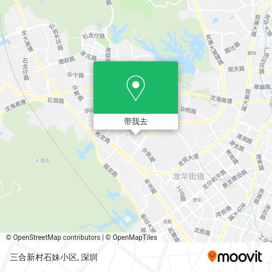 三合新村石妹小区地图