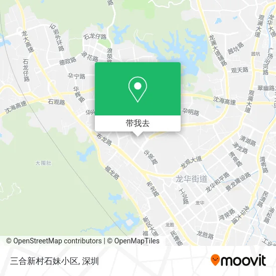 三合新村石妹小区地图