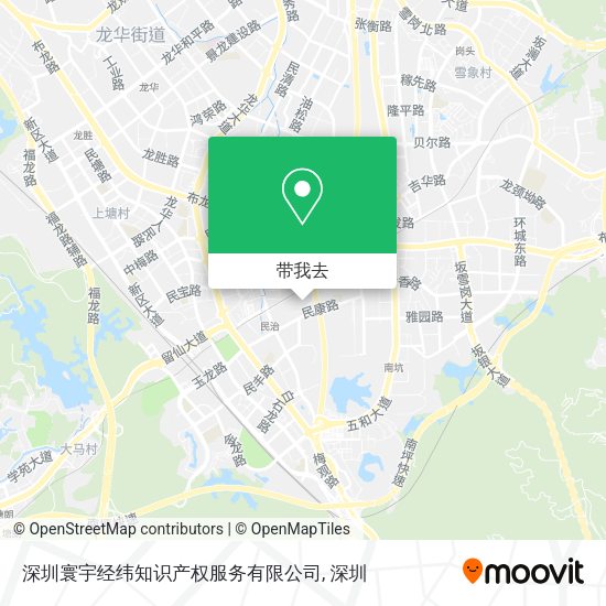 深圳寰宇经纬知识产权服务有限公司地图