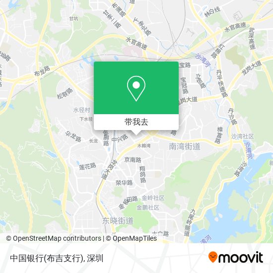 中国银行(布吉支行)地图