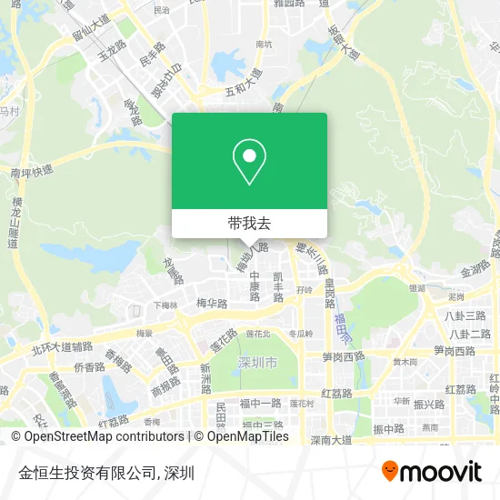 金恒生投资有限公司地图