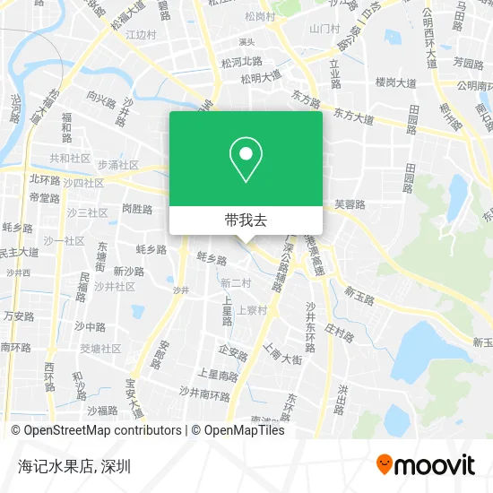 海记水果店地图