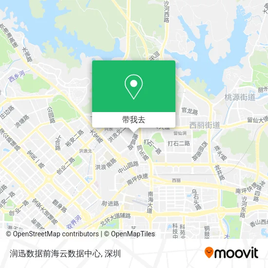 润迅数据前海云数据中心地图
