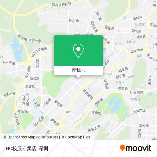 HC校服专卖店地图