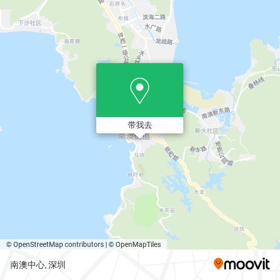 南澳中心地图