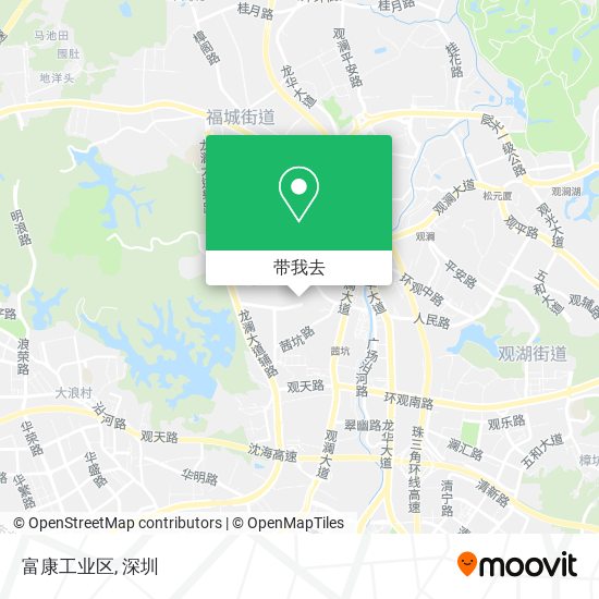 富康工业区地图
