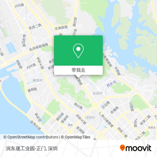 润东晟工业园-正门地图