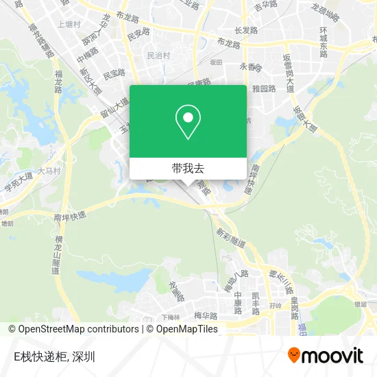 E栈快递柜地图