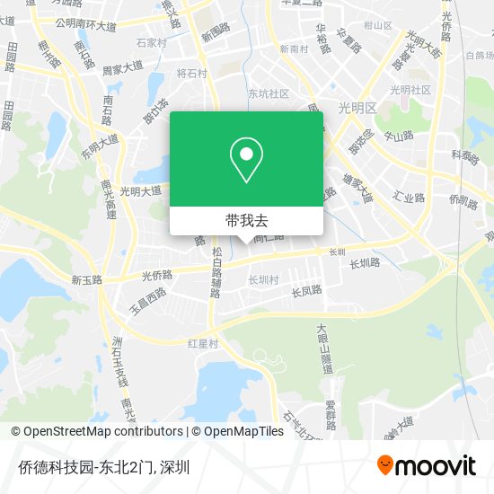 侨德科技园-东北2门地图
