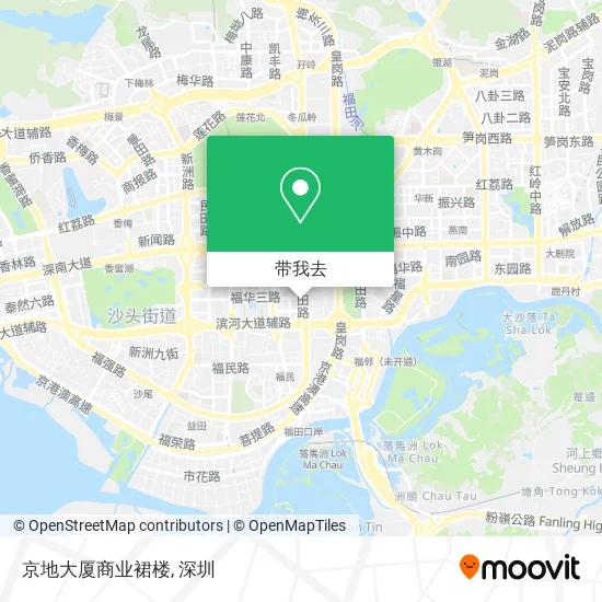 京地大厦商业裙楼地图