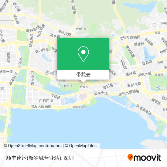 顺丰速运(新皓城营业站)地图