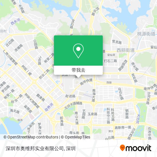 深圳市奥维邦实业有限公司地图