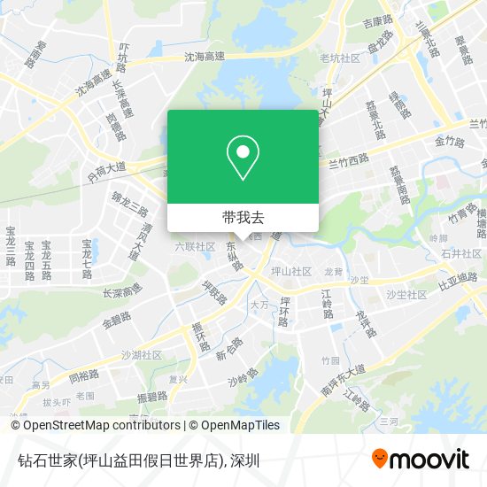 钻石世家(坪山益田假日世界店)地图