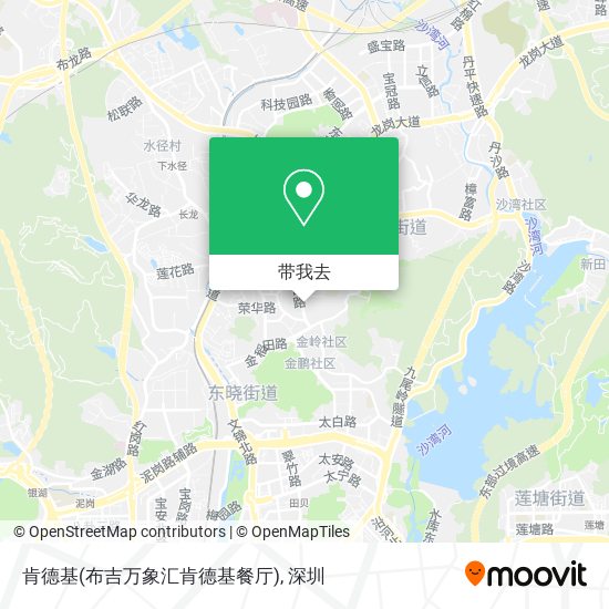 肯德基(布吉万象汇肯德基餐厅)地图