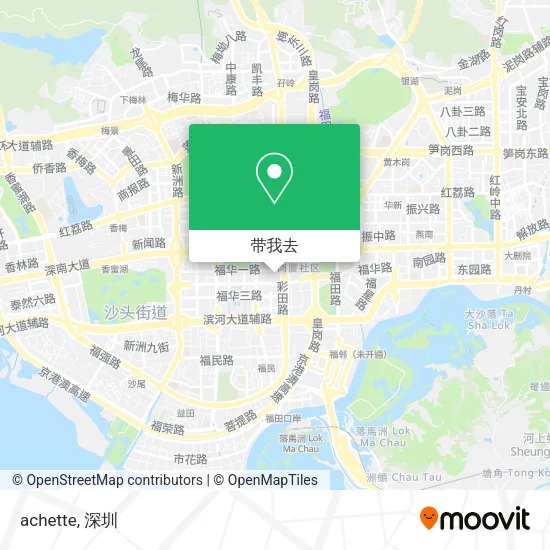 achette地图