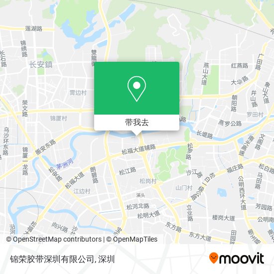 锦荣胶带深圳有限公司地图