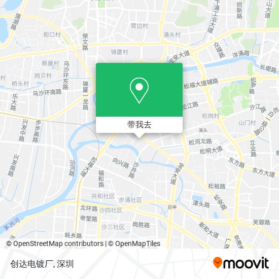 创达电镀厂地图