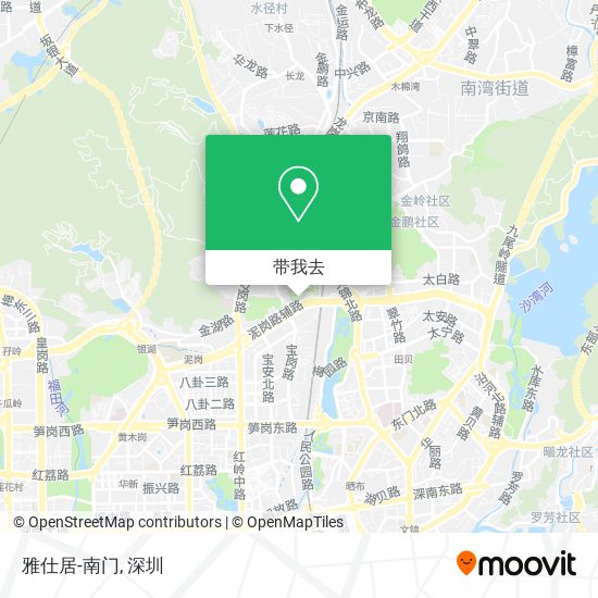 雅仕居-南门地图