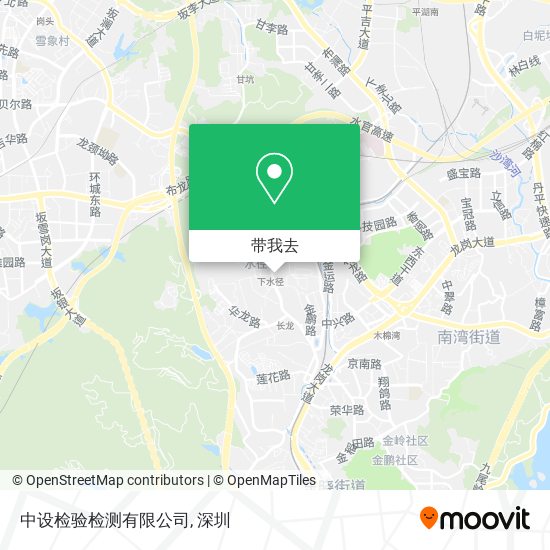 中设检验检测有限公司地图