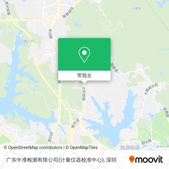 广东中准检测有限公司(计量仪器校准中心)地图