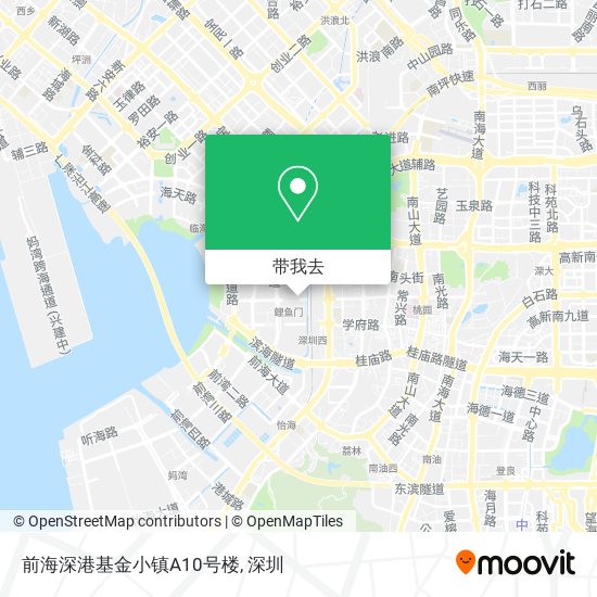 前海深港基金小镇A10号楼地图