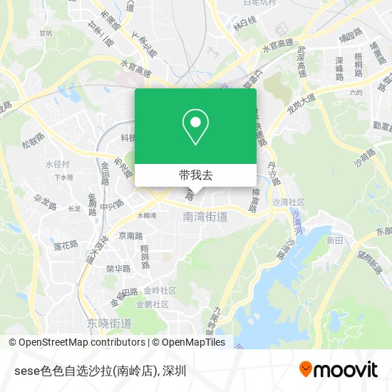 sese色色自选沙拉(南岭店)地图