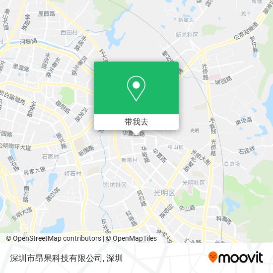 深圳市昂果科技有限公司地图
