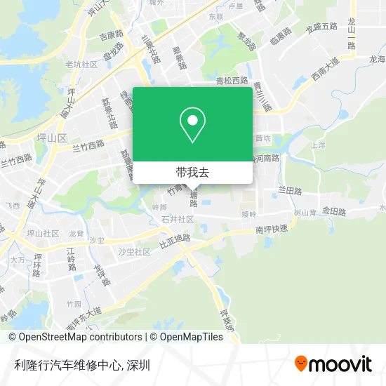 利隆行汽车维修中心地图