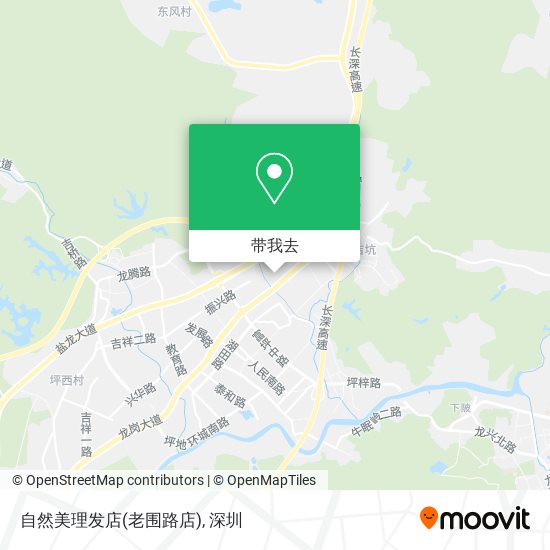 自然美理发店(老围路店)地图
