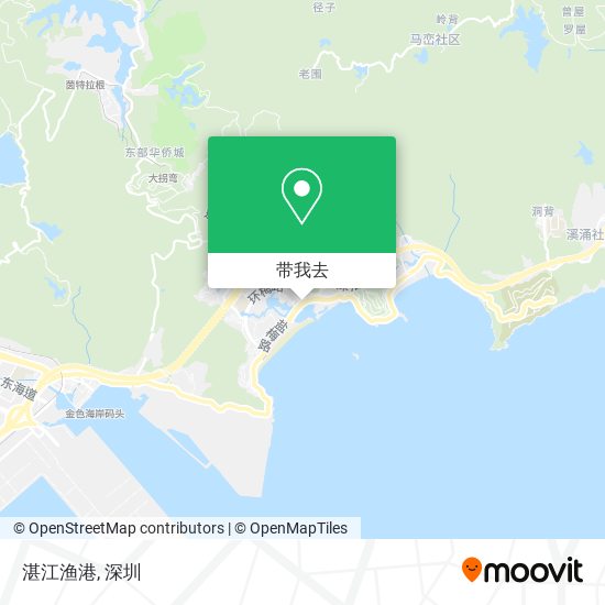 湛江渔港地图