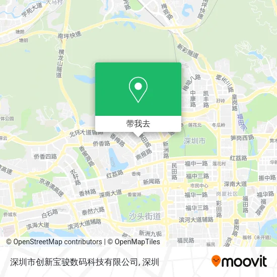 深圳市创新宝骏数码科技有限公司地图