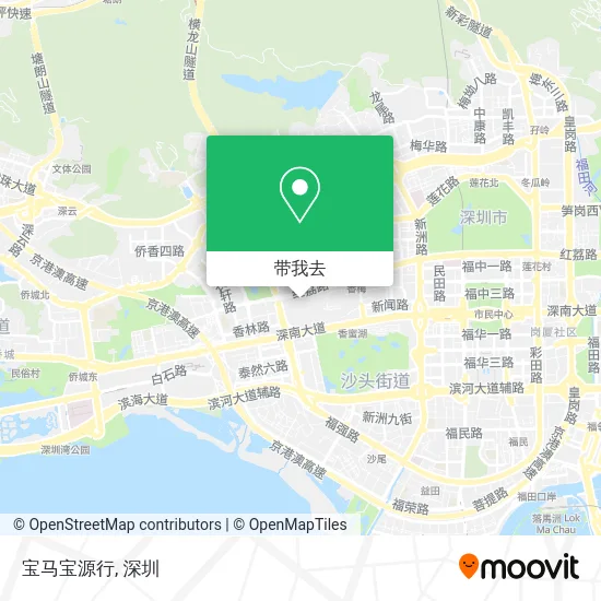 宝马宝源行地图