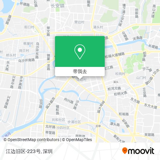 江边旧区-223号地图