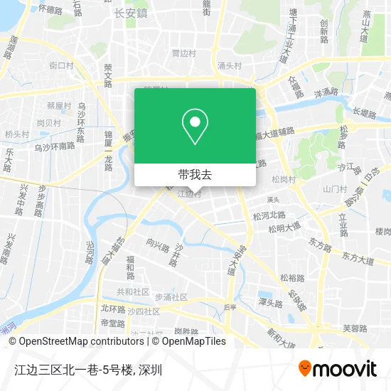江边三区北一巷-5号楼地图