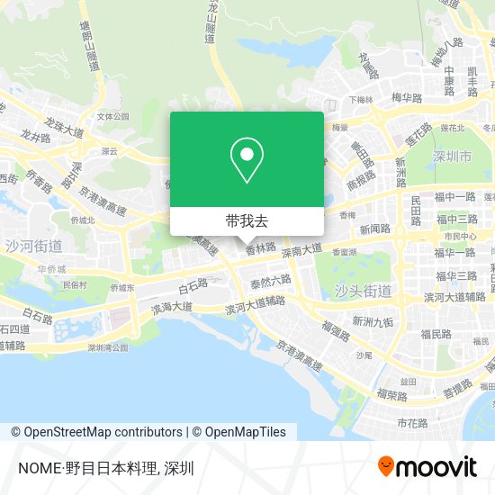 NOME·野目日本料理地图