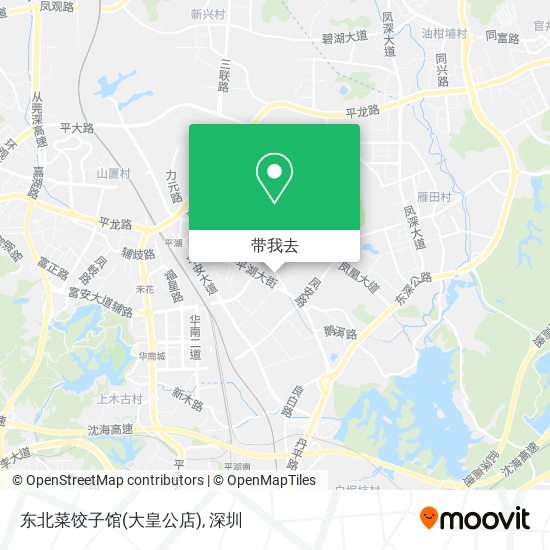东北菜饺子馆(大皇公店)地图