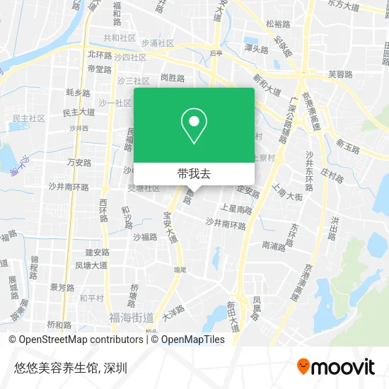 悠悠美容养生馆地图