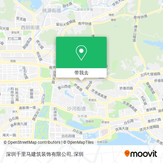 深圳千里马建筑装饰有限公司地图