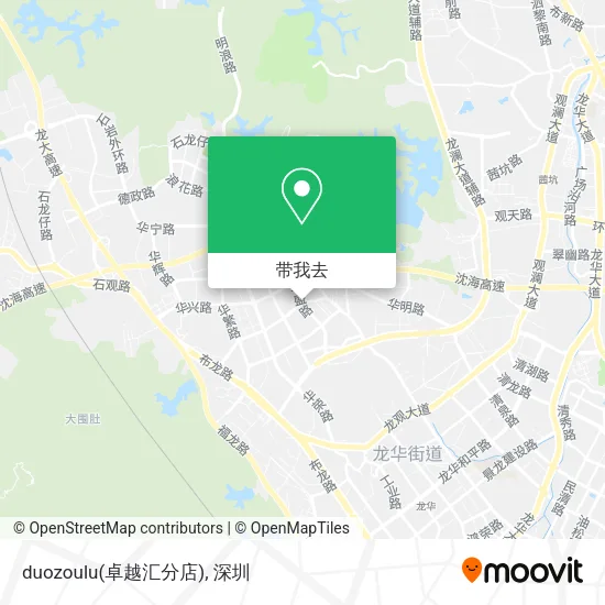 duozoulu(卓越汇分店)地图