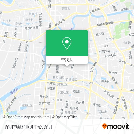 深圳市融和服务中心地图